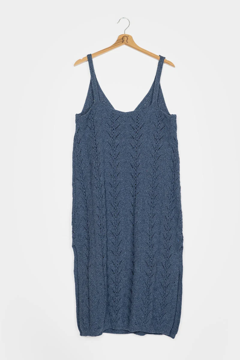Abito in Maglia Cotone Jeans Rigenerato Lola - Image 4