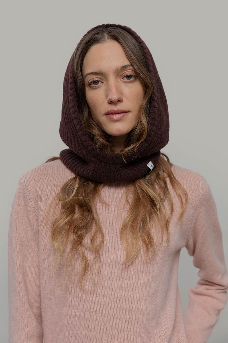 Balaclava Unisex Cashmere Rigenerato Marika - Image 3