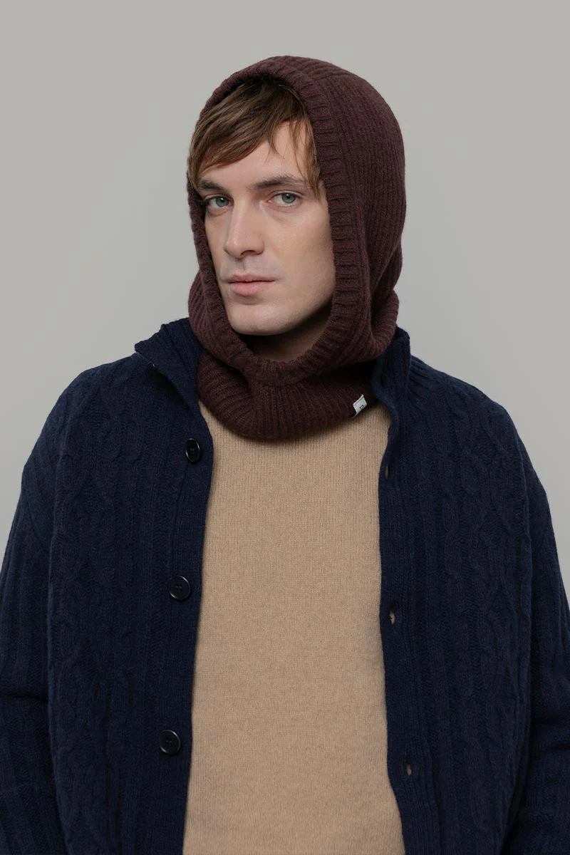 Balaclava Unisex Cashmere Rigenerato Marika - Image 4