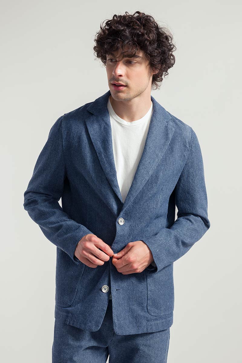 Blazer Uomo Jeans Rigenerato Curzio
