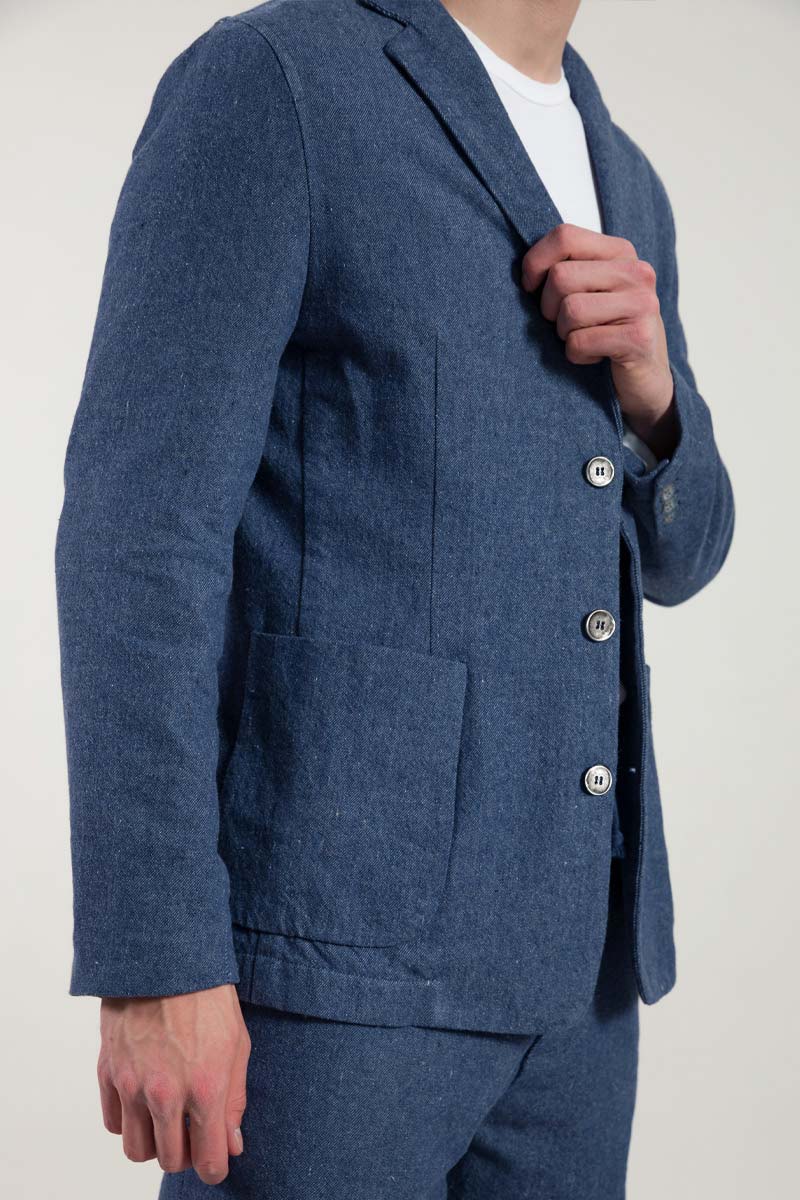 Blazer Uomo Jeans Rigenerato Curzio - Image 5