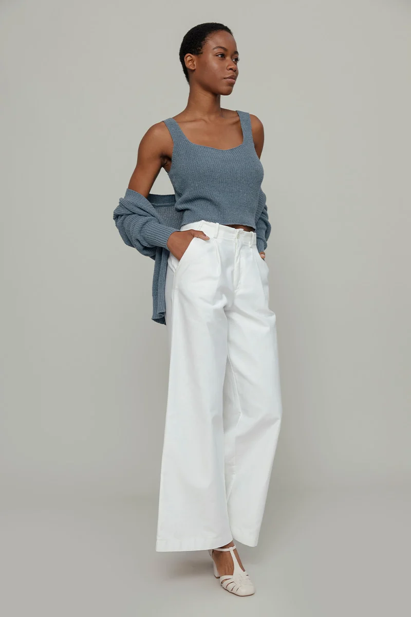 Canotta Donna Denim Rigenerato Allie - Image 4