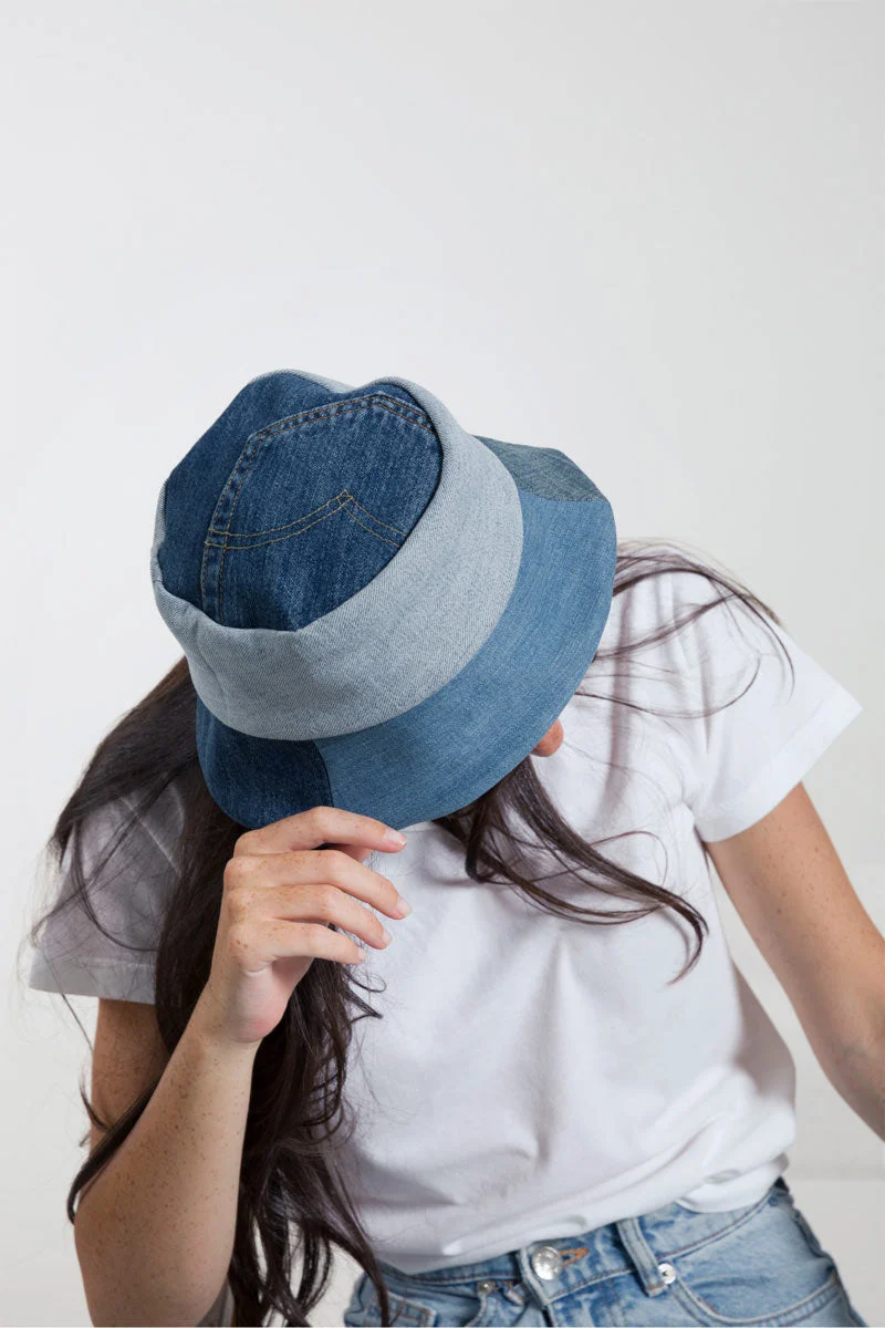 Cappello Bucket Upcycled Jeans - Image 8