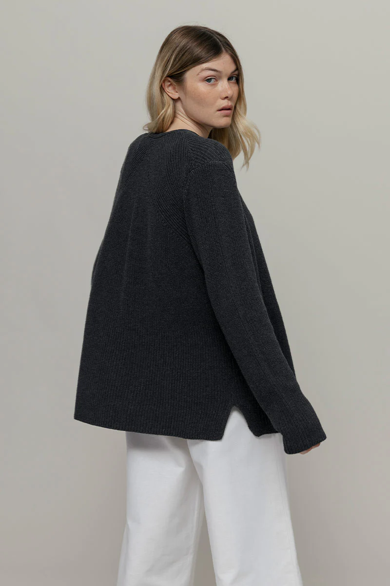 Cardigan Donna Cotone Rigenerato Aspasia - Image 3