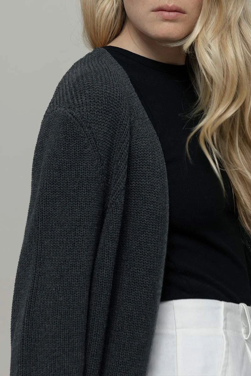 Cardigan Donna Cotone Rigenerato Aspasia - Image 4