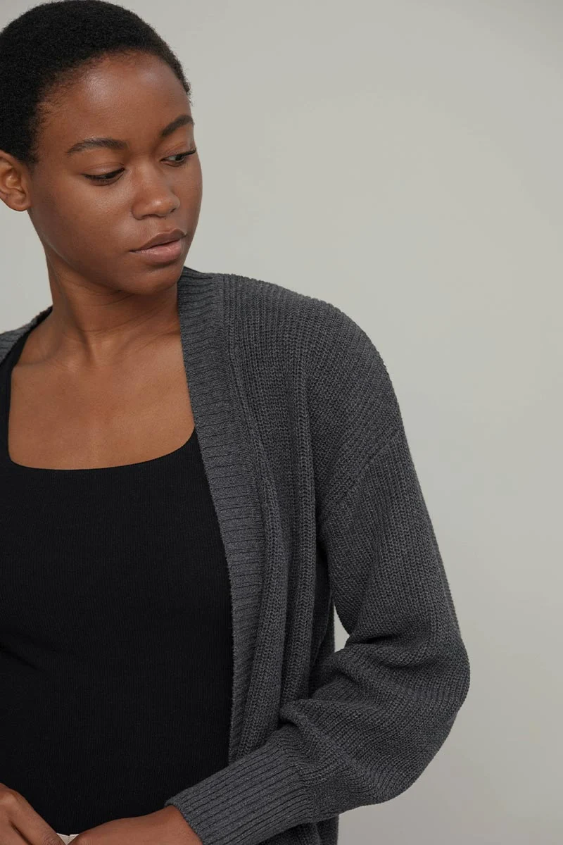 Cardigan Donna Cotone Rigenerato Irma - Image 2