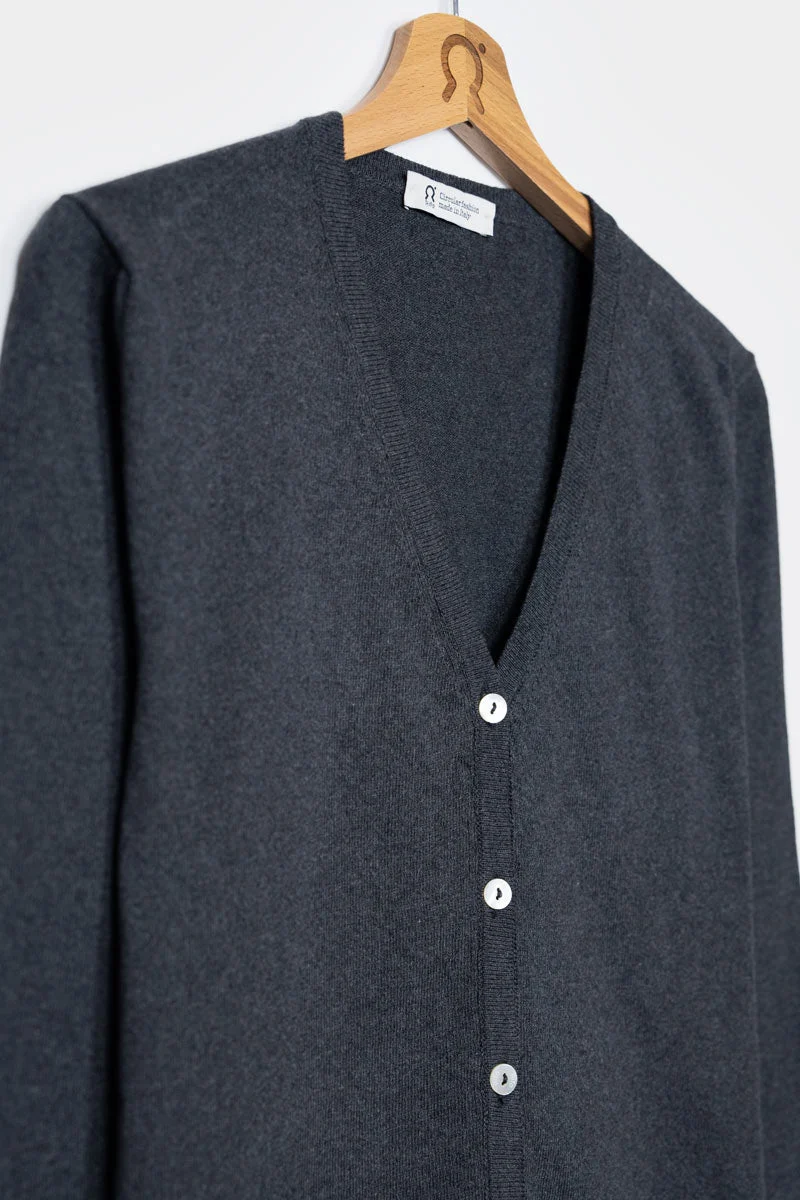 Cardigan Donna Cotone Rigenerato Lucia - Image 4