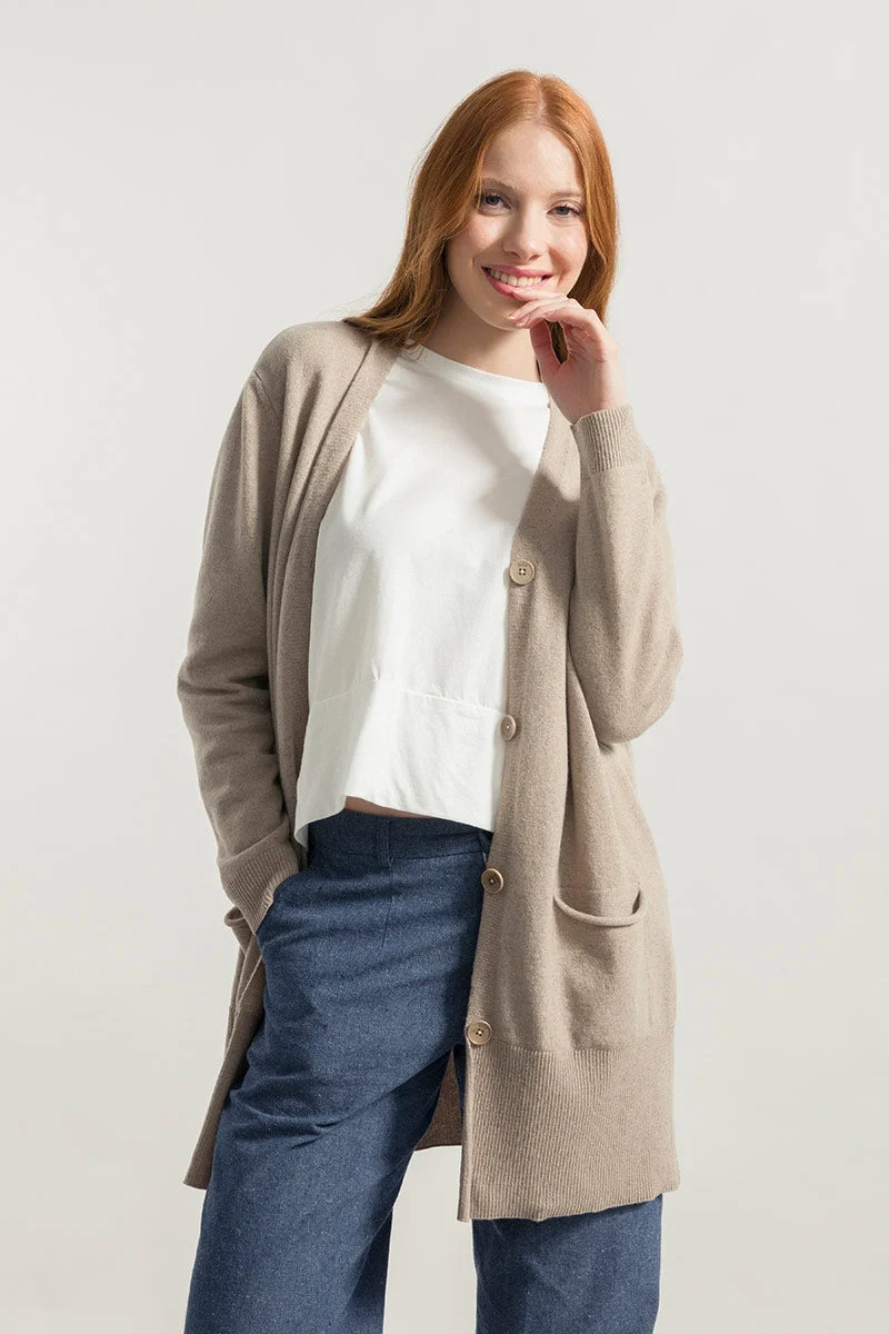 Cardigan Donna Light Cashmere Rigenerato Claudia - Image 10