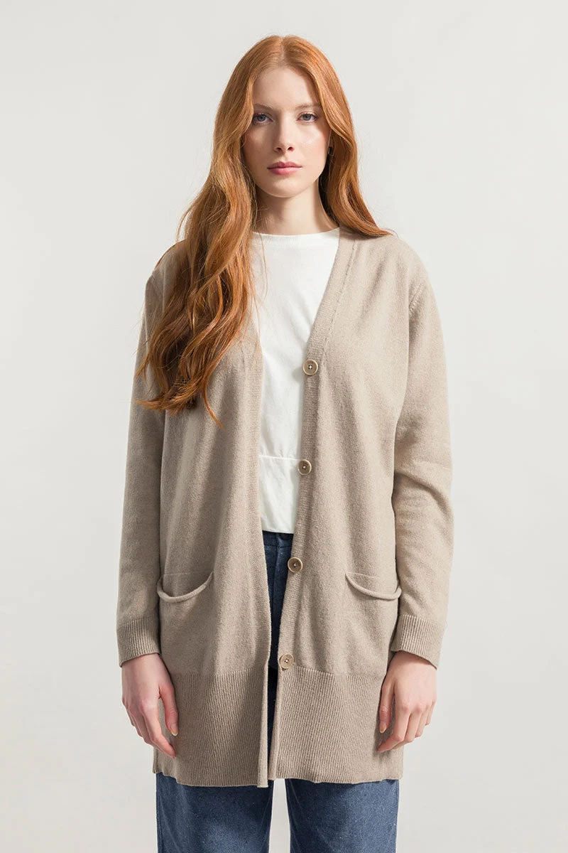 Cardigan Donna Light Cashmere Rigenerato Claudia - Image 9