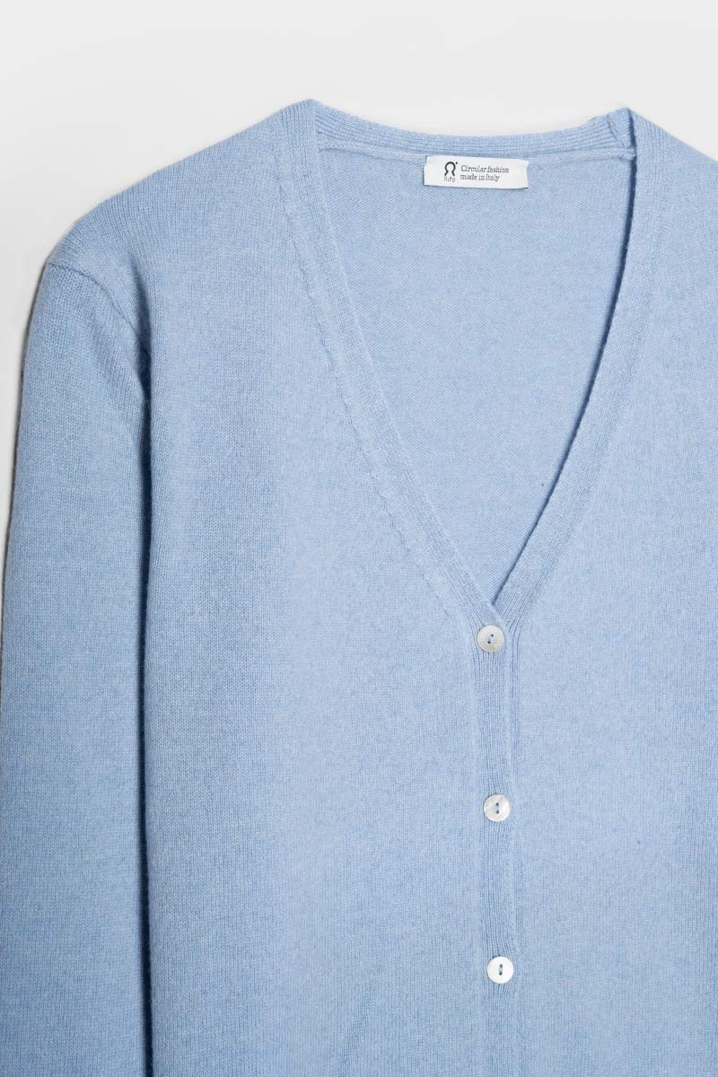 Cardigan Donna Light Cashmere Rigenerato Letizia - Image 4