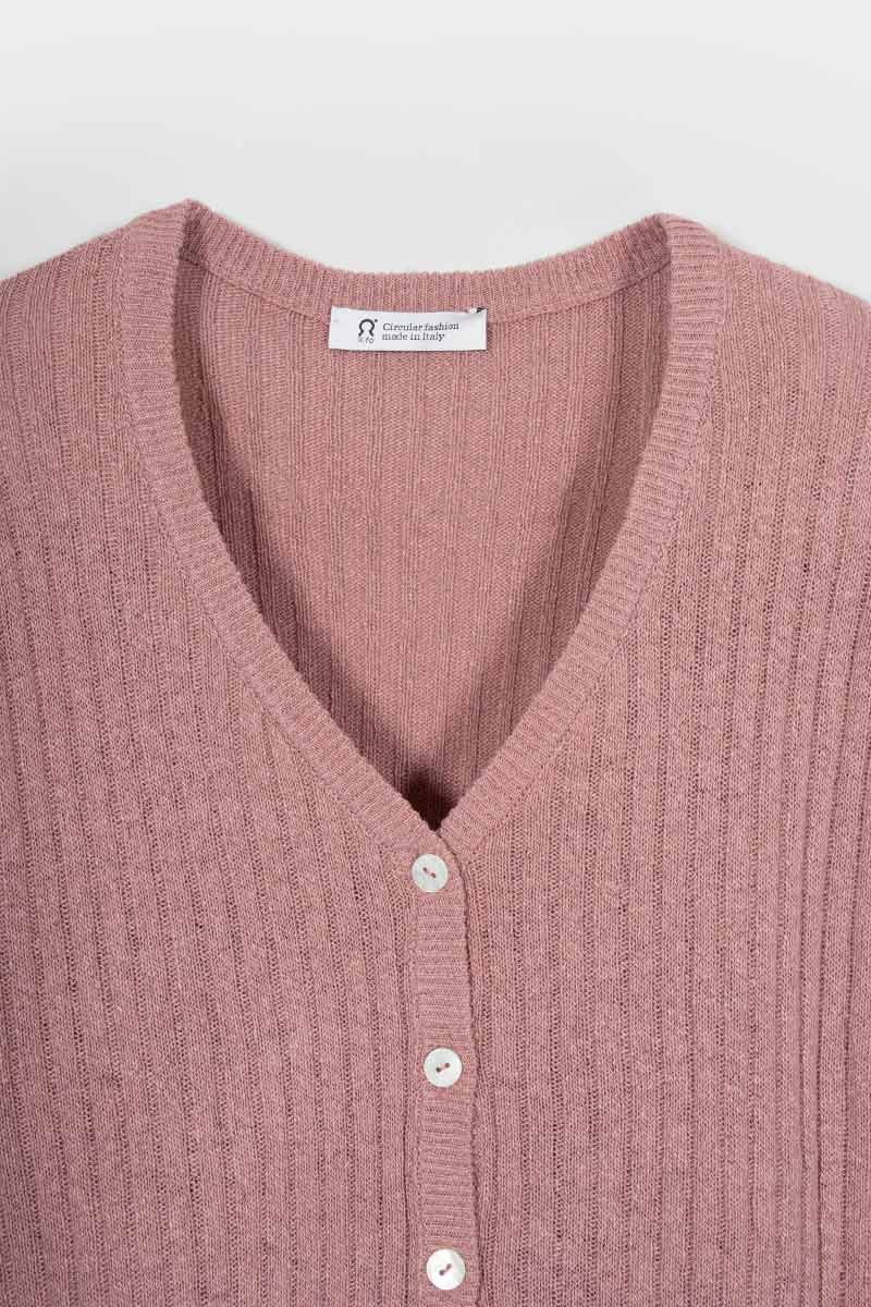 Cardigan Donna Seta Rigenerata Realma - Image 6