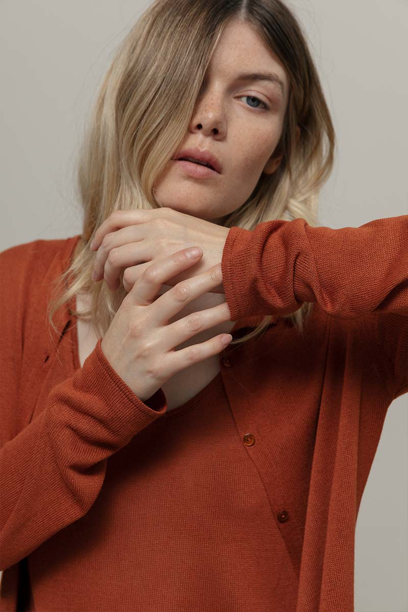 Cardigan Donna Viscosa Vanessa - Image 8