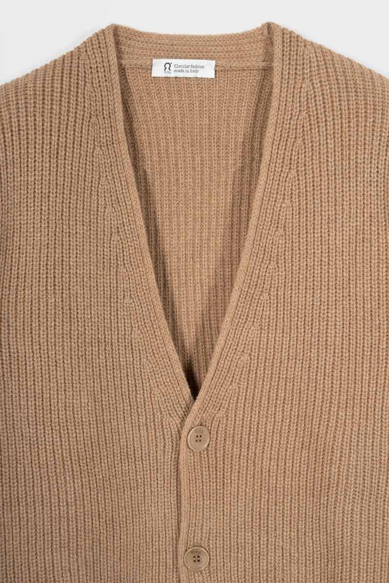 Cardigan Unisex Lana Rigenerata Cleto - Image 6