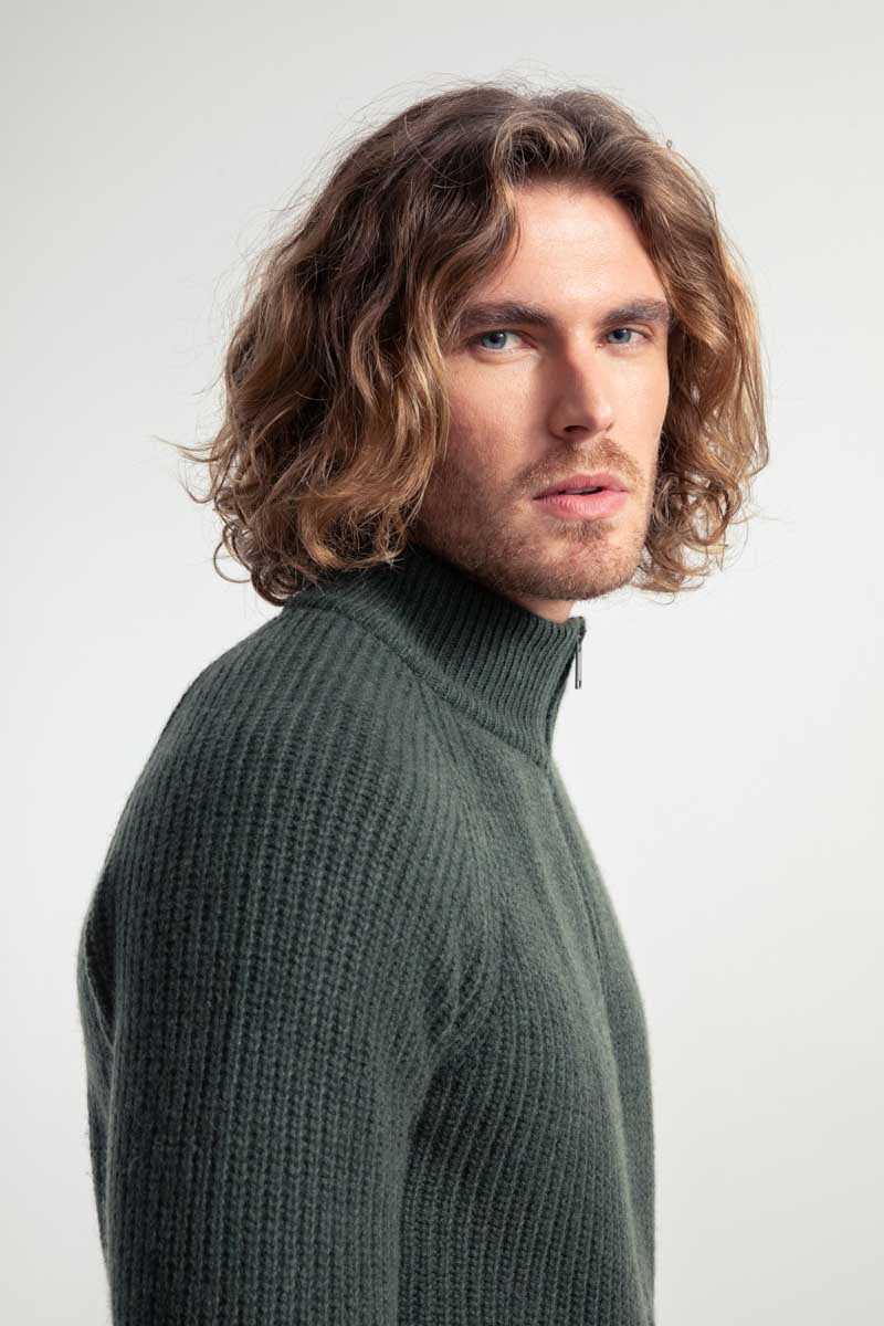 Cardigan Uomo Cashmere Rigenerato Ippolito - Image 2