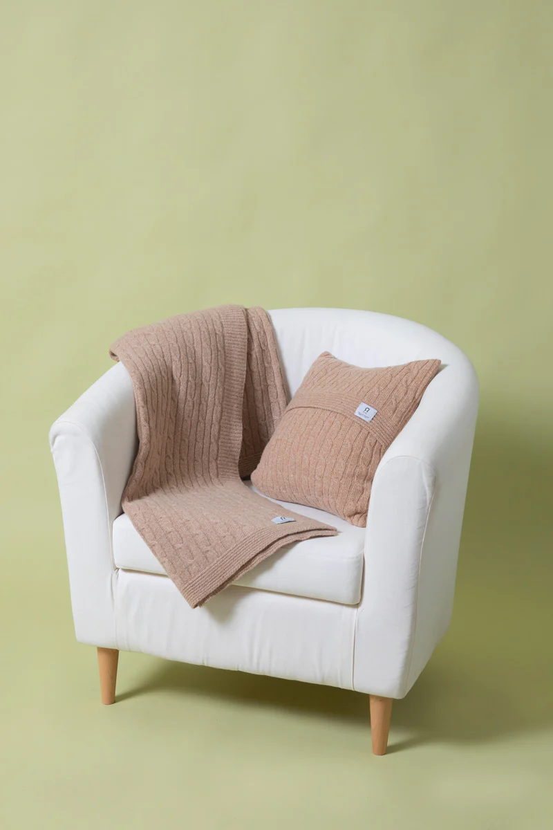 Copricuscino Cashmere Rigenerato Nedo - Image 3