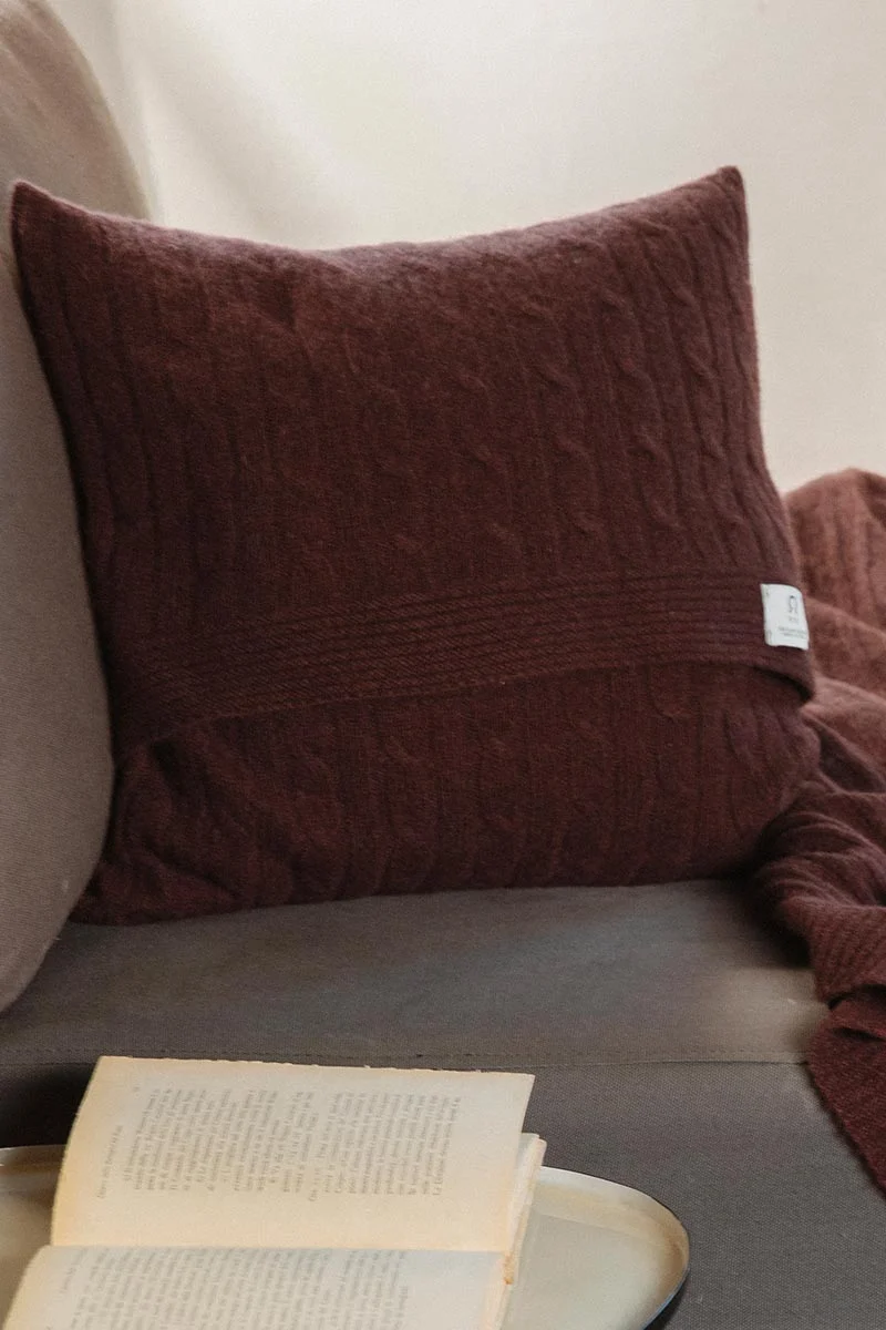 Copricuscino Cashmere Rigenerato Nedo - Image 2