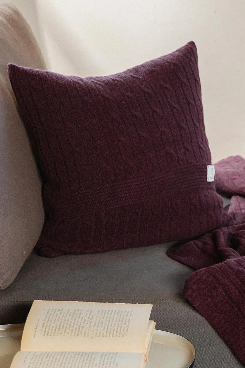 Copricuscino Cashmere Rigenerato Nedo - Image 2