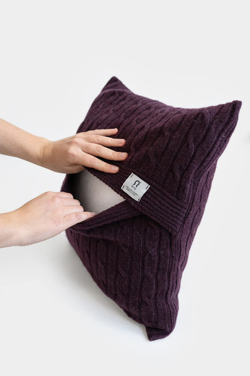 Copricuscino Cashmere Rigenerato Nedo - Image 3