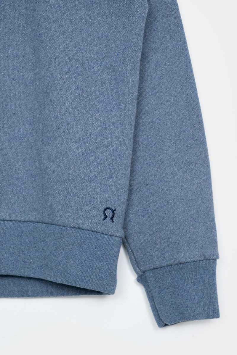 Felpa Donna Cotone Jeans Rigenerato Bobbi - Image 5