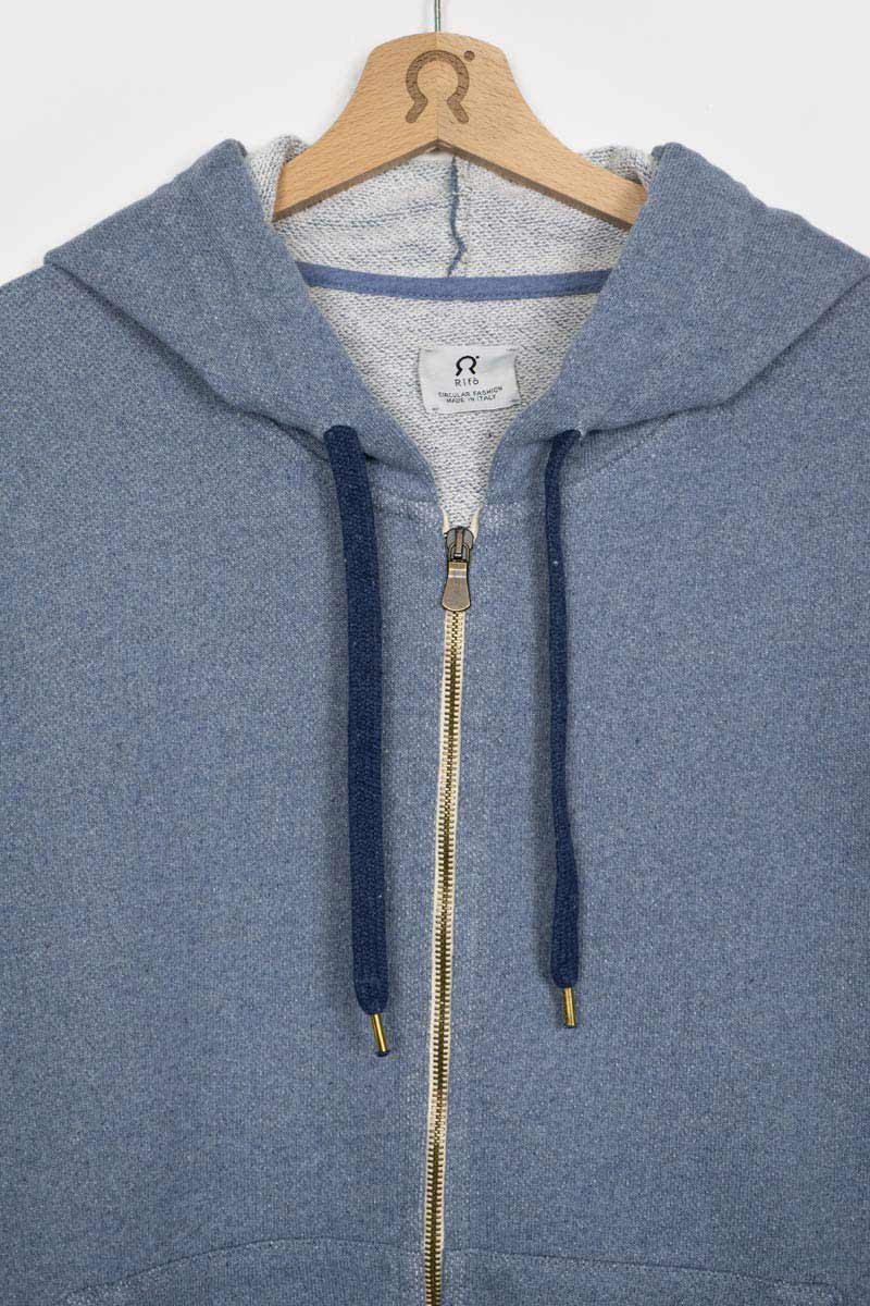 Felpa Uomo Cotone Jeans Rigenerato Juri - Image 6