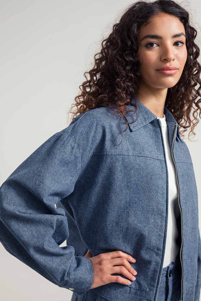 Giacca Donna Jeans Rigenerato Guenda - Image 2