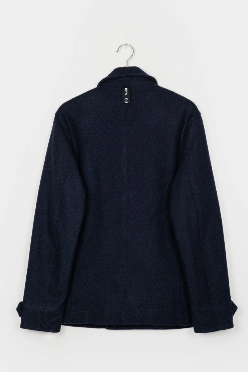 Giacca Peacoat Uomo Lana Rigenerata Achab - Image 10