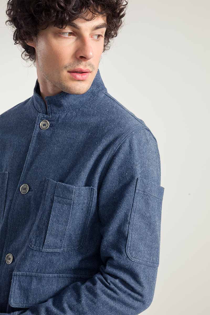 Giacca Uomo Jeans Rigenerato Enea - Image 3