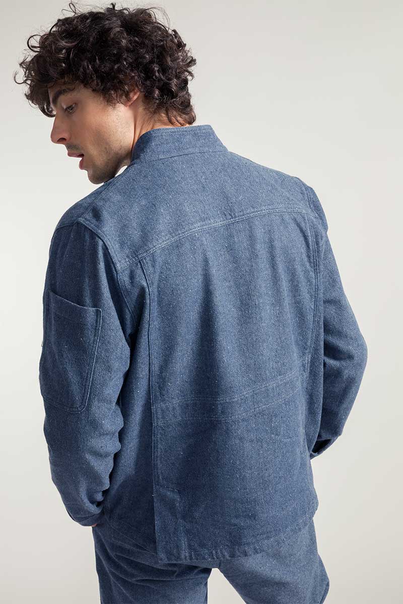 Giacca Uomo Jeans Rigenerato Enea - Image 4