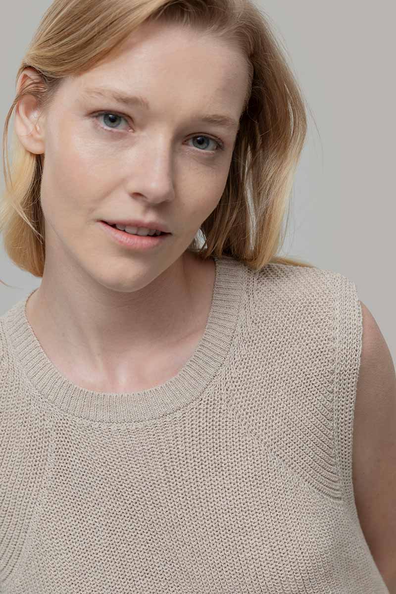 Gilet Donna Cotone Rigenerato Adelaide - Image 3