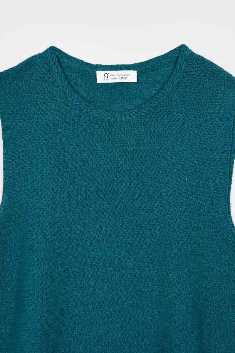 Gilet Donna Lino Riciclato Alma - Image 5