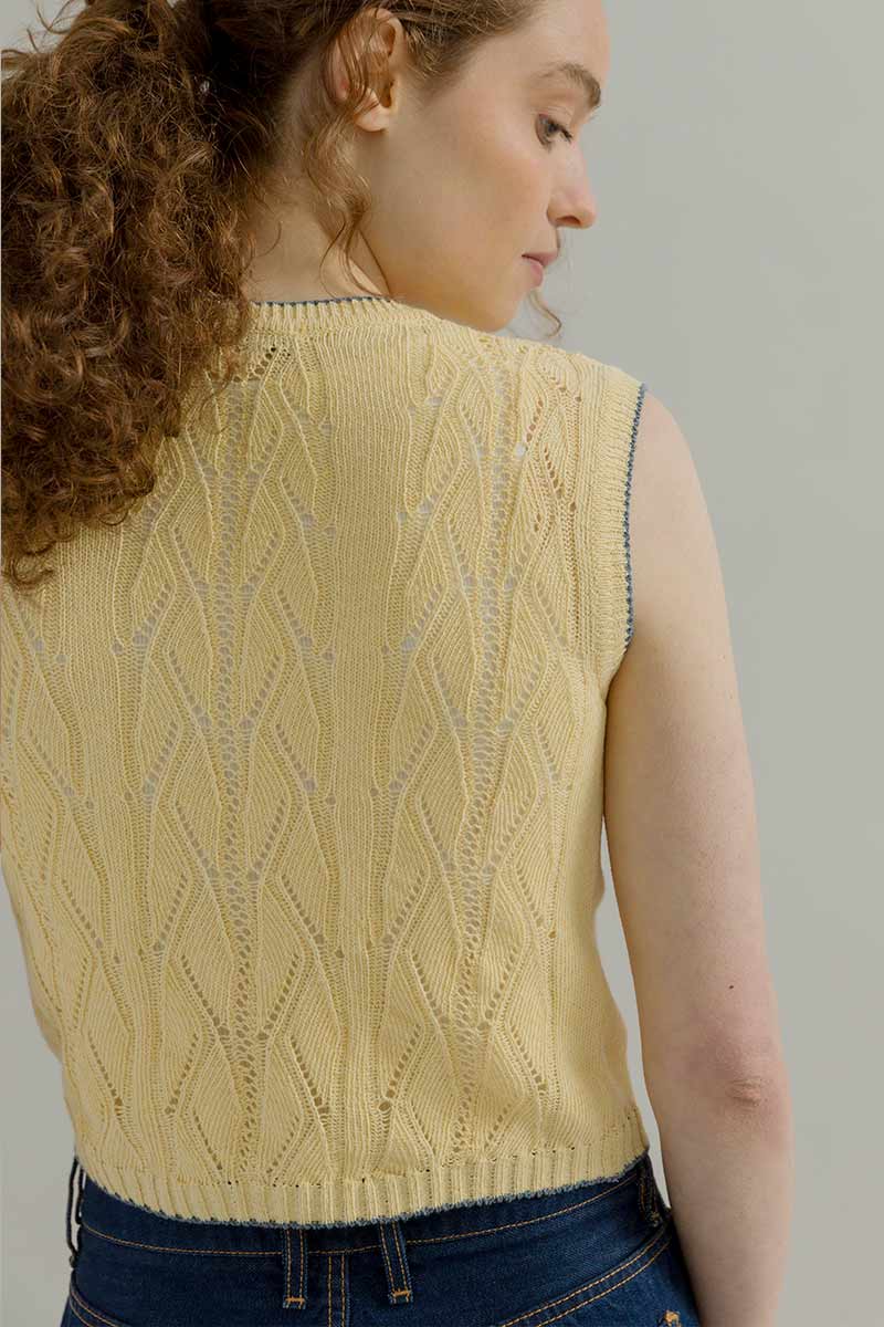 Gilet Cotone Zero Waste Vania - Image 3