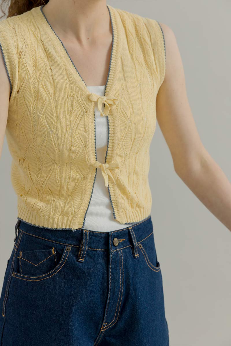 Gilet Cotone Zero Waste Vania - Image 4