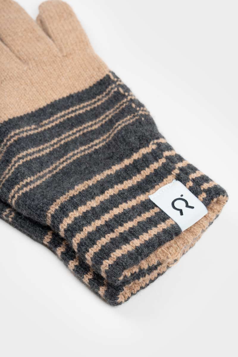 Guanti Uomo Cashmere Rigenerato Zero Waste Duo - Image 2