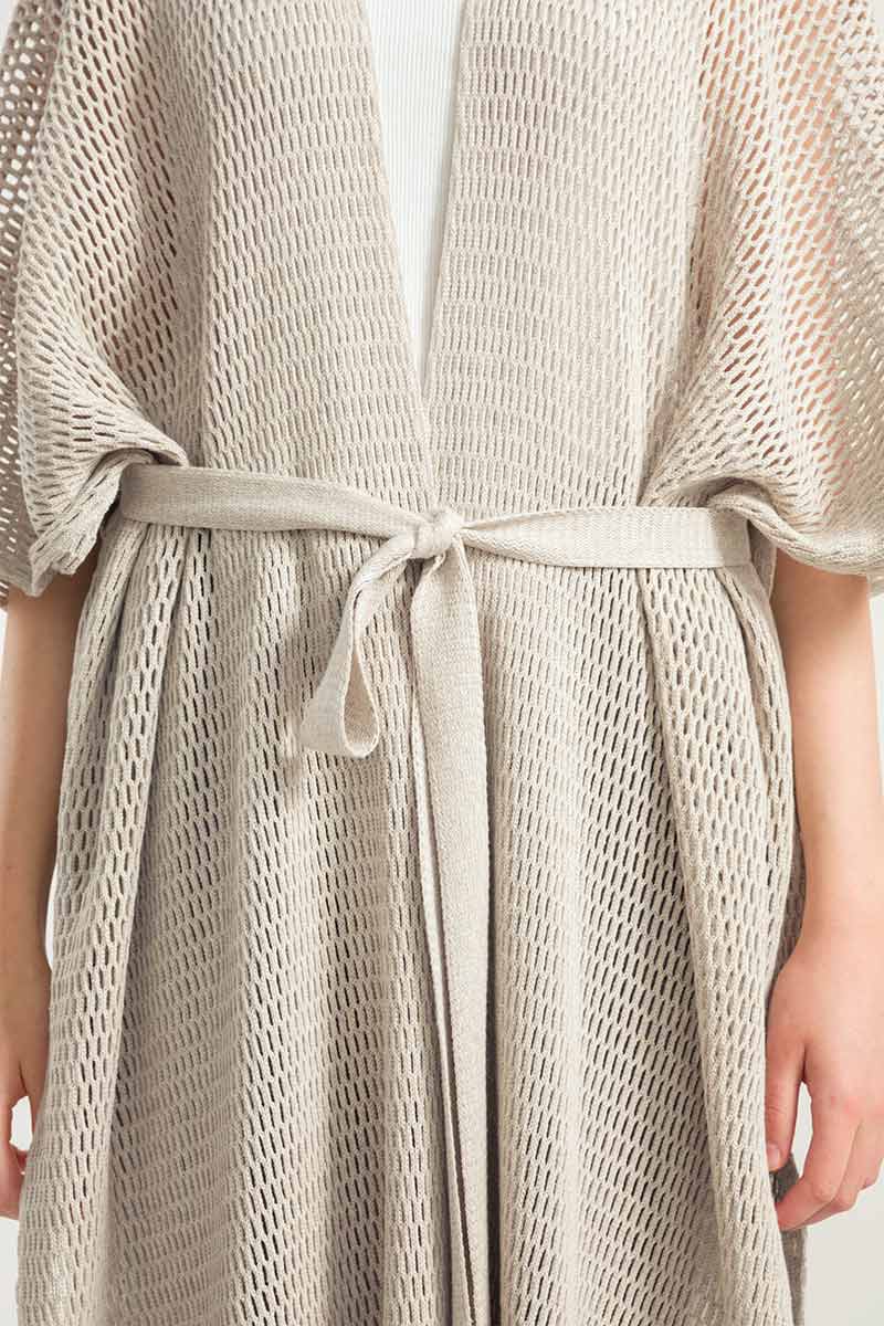 Kimono Traforato Donna Cotone Rigenerato Brisa - Image 3
