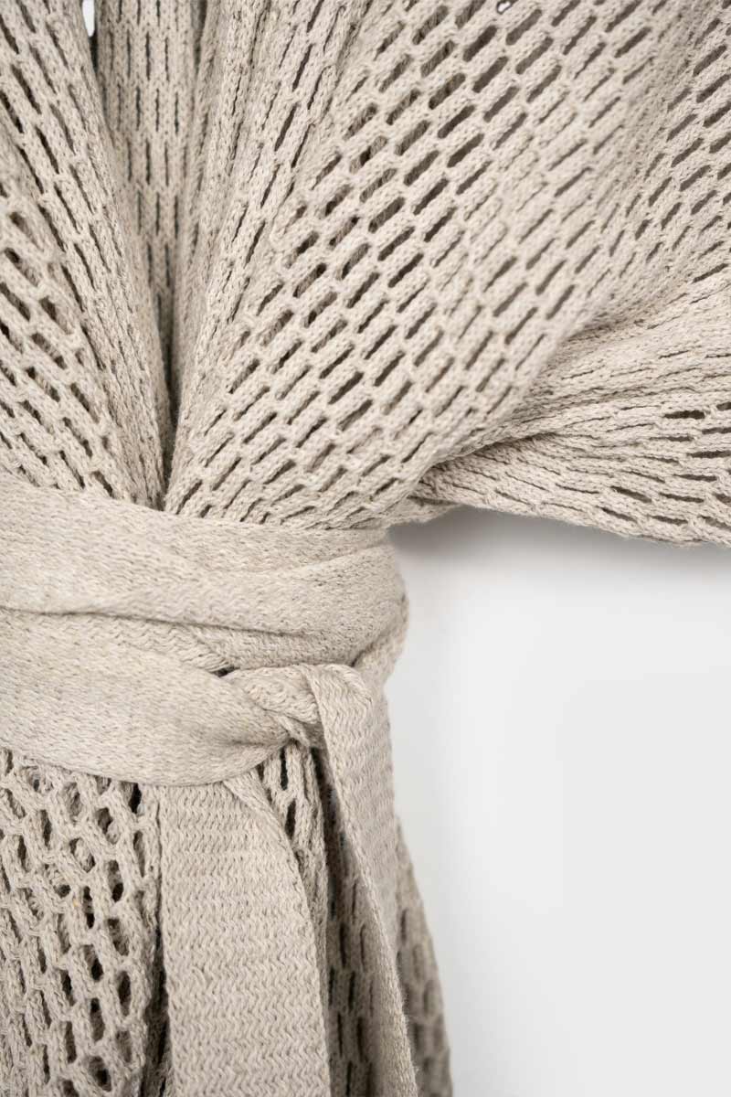 Kimono Traforato Donna Cotone Rigenerato Brisa - Image 8