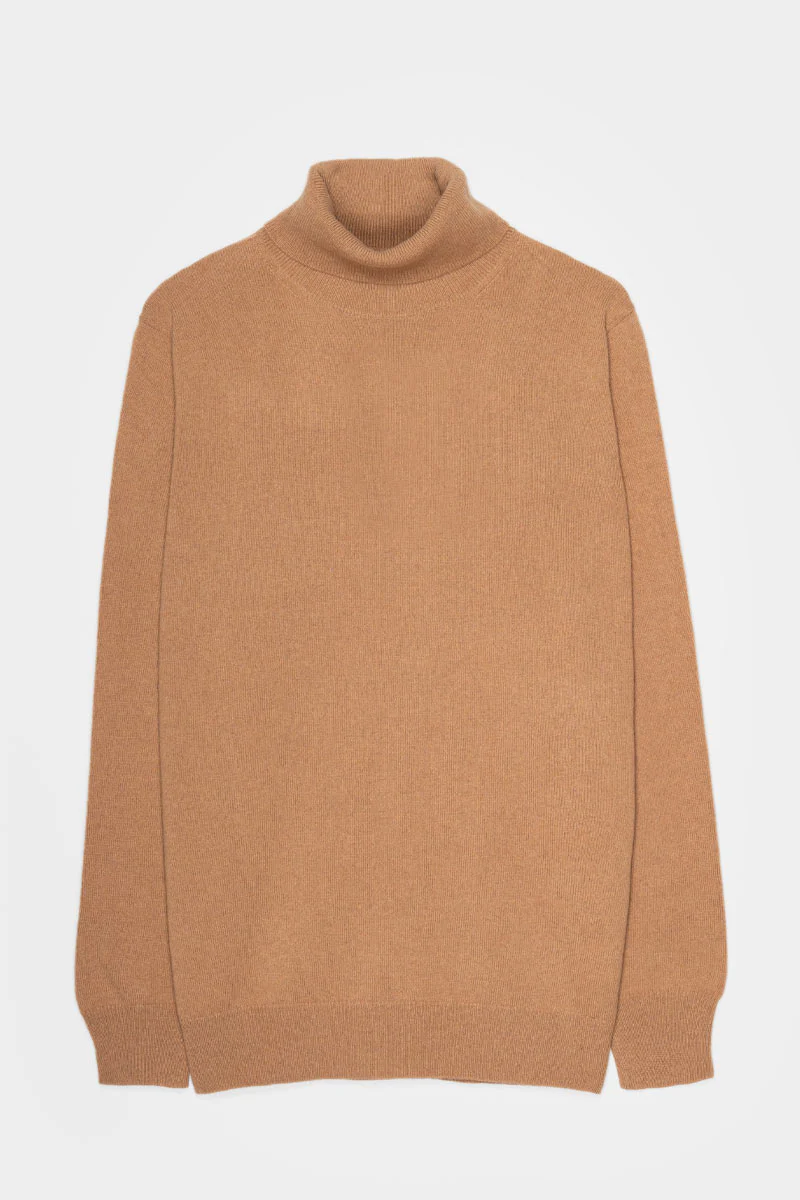 Maglia Collo Alto Uomo Cashmere Rigenerato Alberto - Image 4