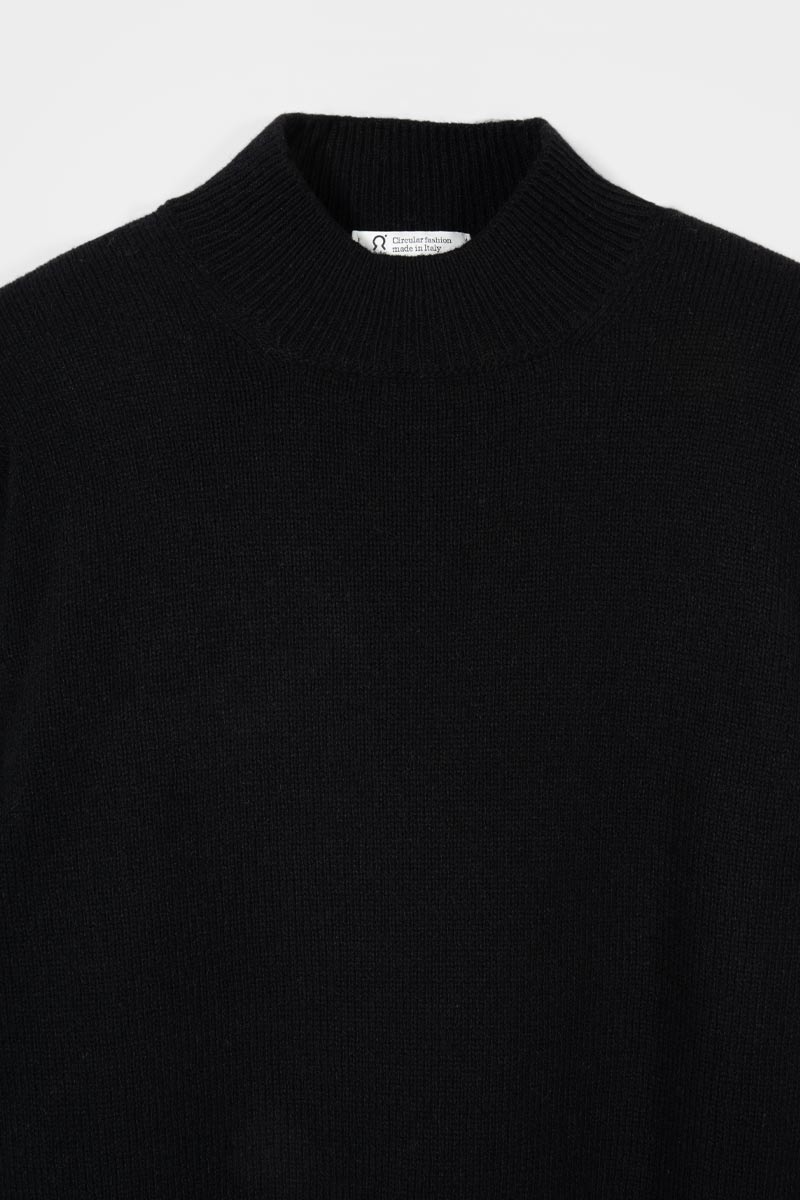 Maglia Collo Alto Uomo Cashmere Rigenerato Clemente - Image 4