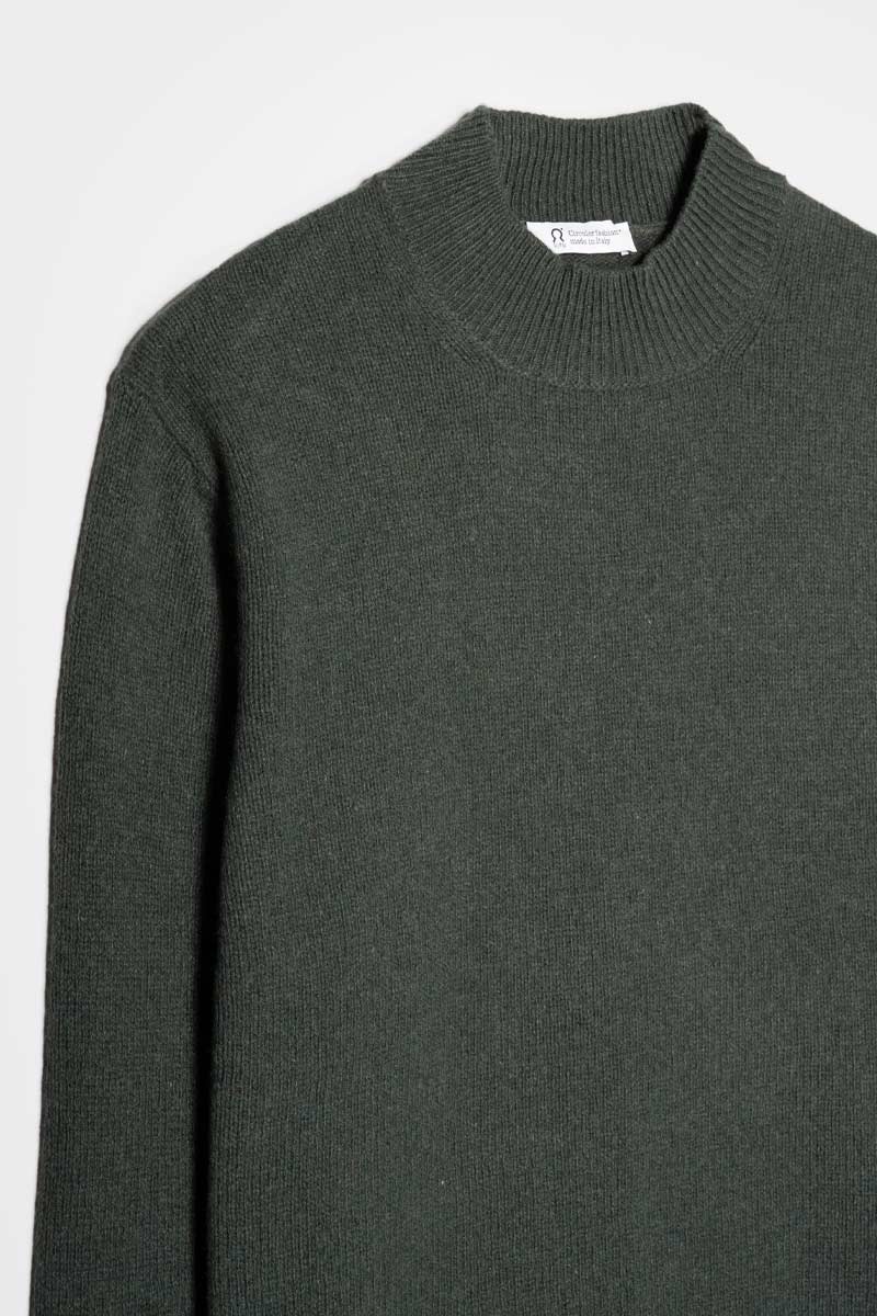 Maglia Collo Alto Uomo Cashmere Rigenerato Clemente - Image 5
