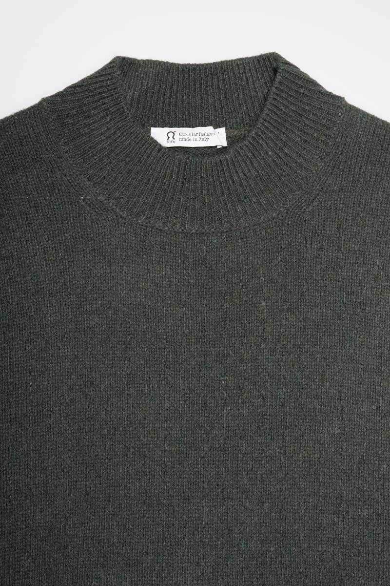 Maglia Collo Alto Uomo Cashmere Rigenerato Clemente - Image 6