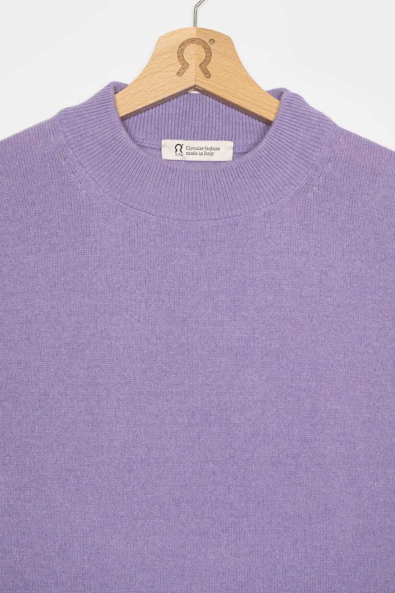 Maglia Collo Lupetto Donna Cashmere Rigenerato Isotta - Image 4