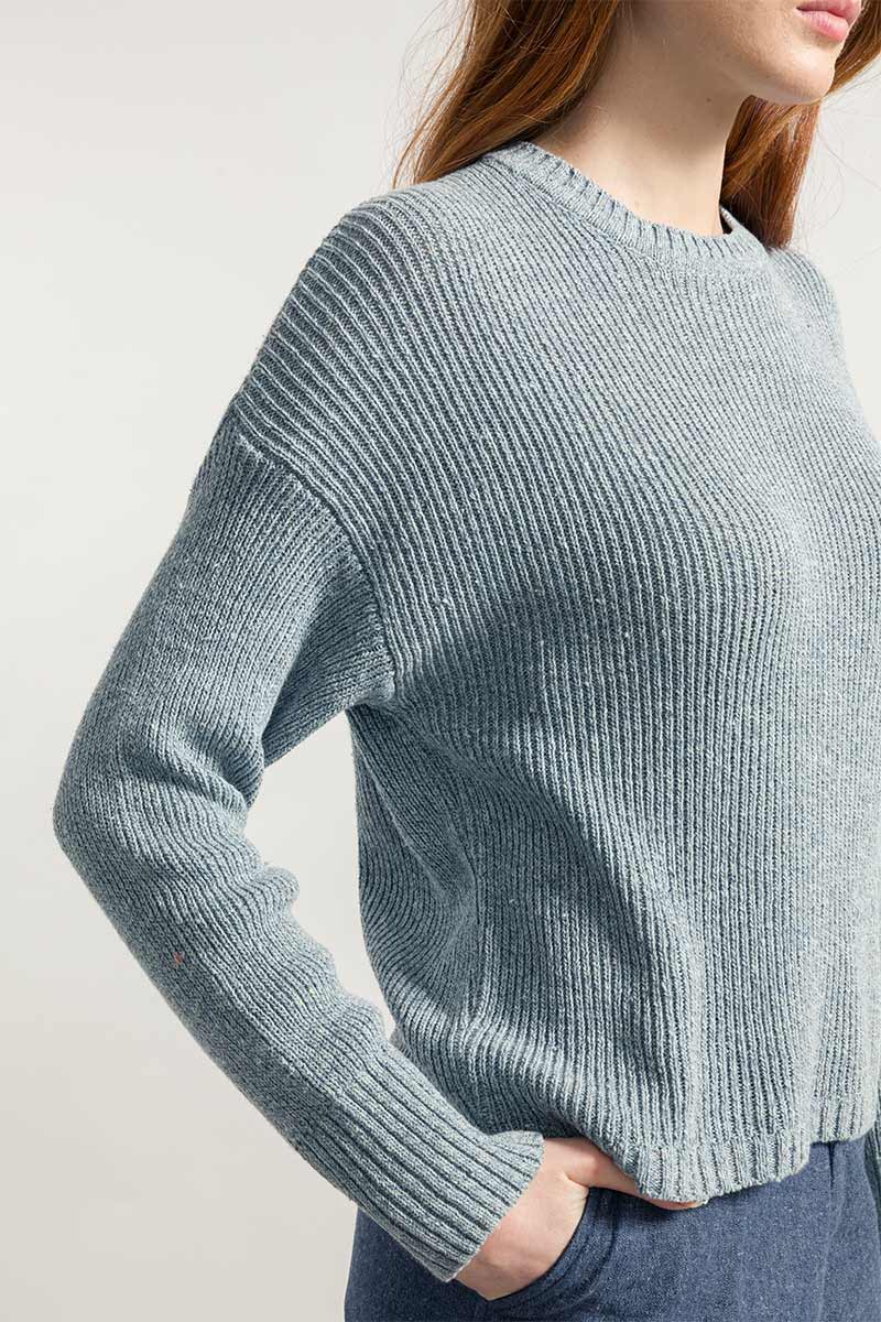 Maglia Donna Cotone Jeans Rigenerato Daria - Image 2