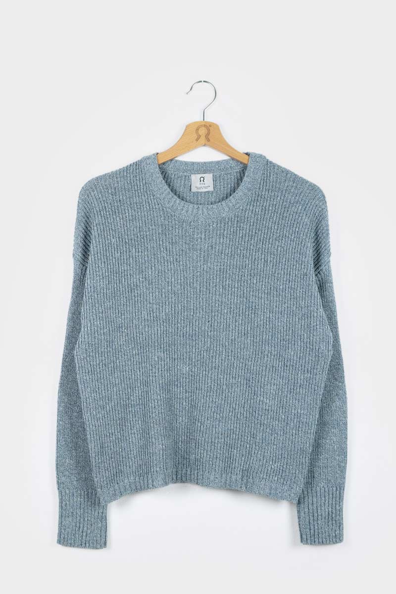 Maglia Donna Cotone Jeans Rigenerato Daria - Image 3