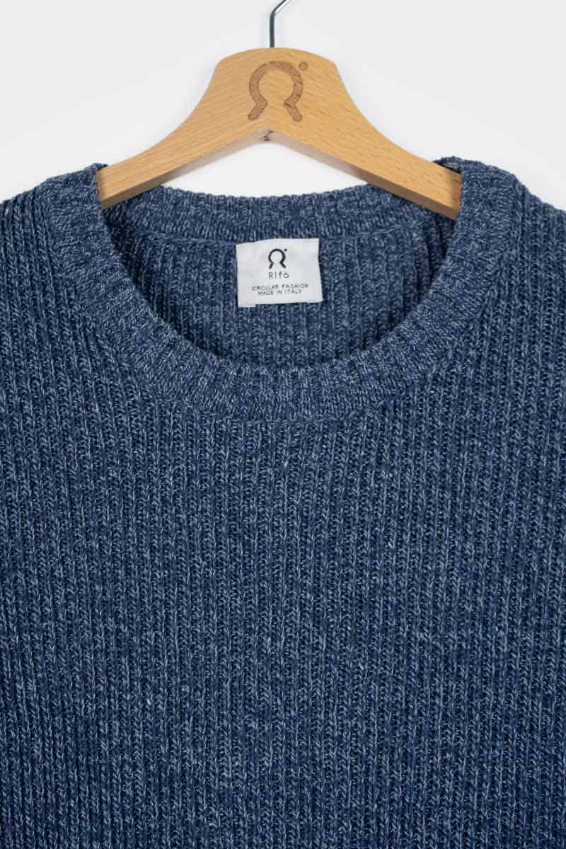 Maglia Donna Cotone Jeans Rigenerato Daria - Image 4