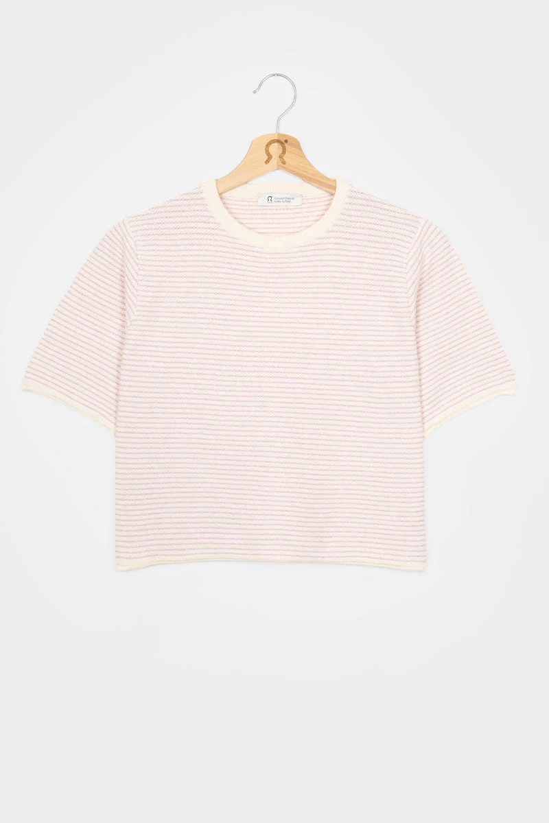 Maglia Donna Cotone Rigenerato Gil - Image 3
