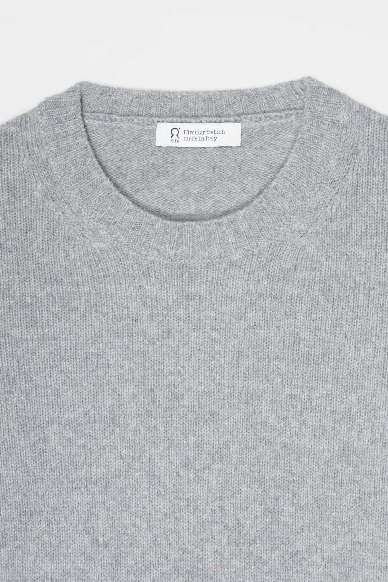 Maglia Girocollo Donna Lana Rigenerata Laura - Image 6