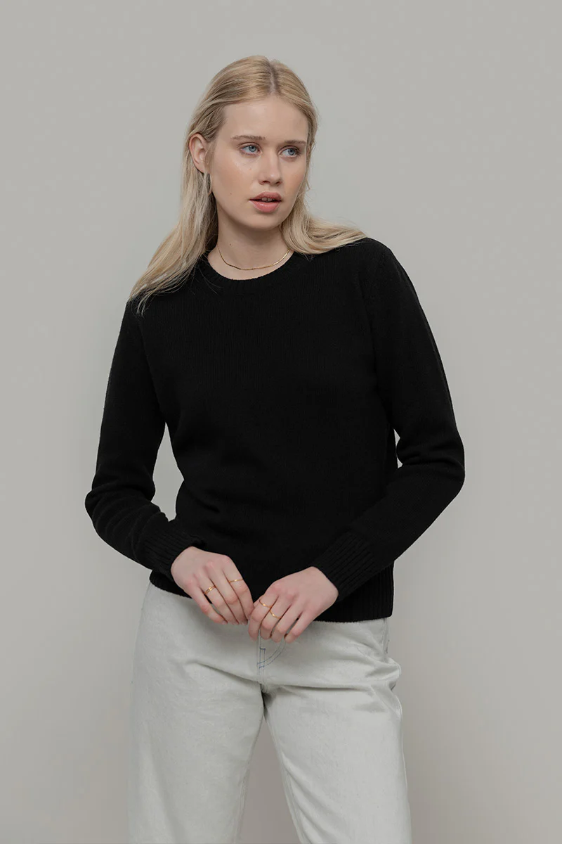 Maglia Girocollo Donna Lana Rigenerata Laura - Image 7
