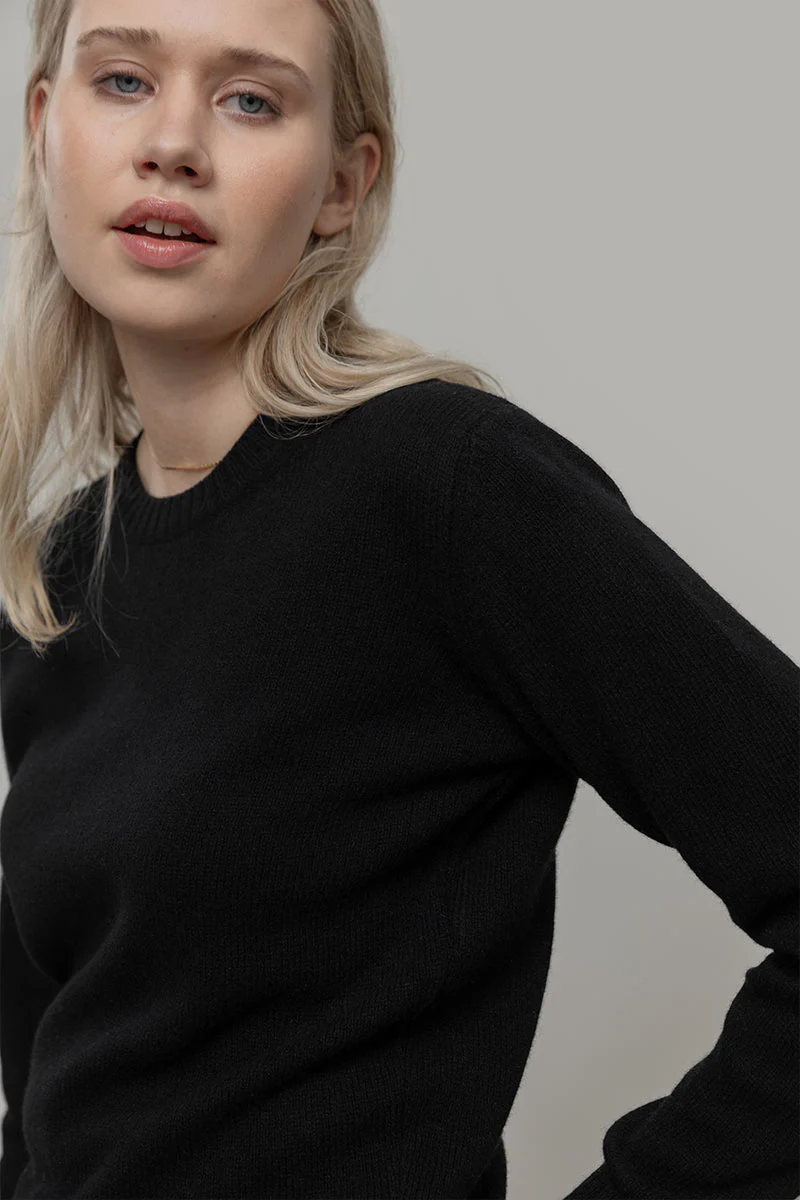 Maglia Girocollo Donna Lana Rigenerata Laura - Image 8