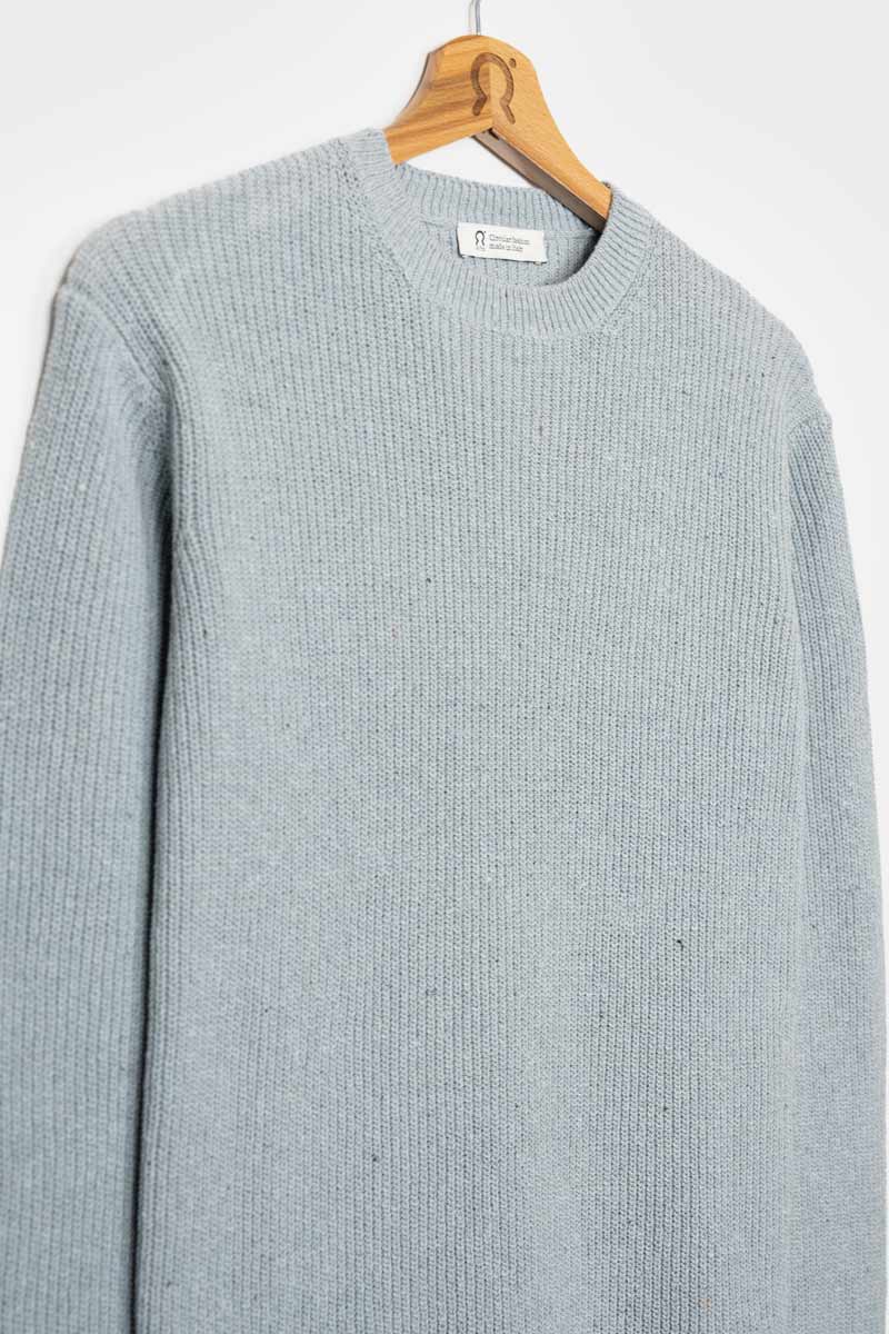 Maglia Girocollo Uomo Cotone Jeans Rigenerato Vittorio - Image 4