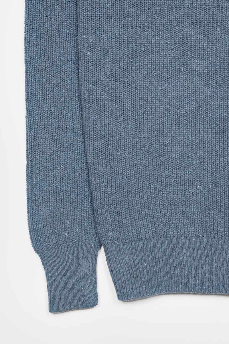 Maglia Girocollo Uomo Cotone Jeans Rigenerato Vittorio - Image 6
