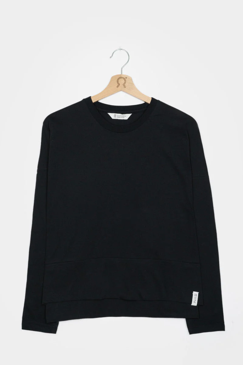 Maglia Maniche Lunghe Donna Cotone Rigenerato Zoe - Image 3